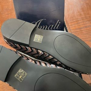 Black and Bronze (Gold) Amali Men’s shoes size 11